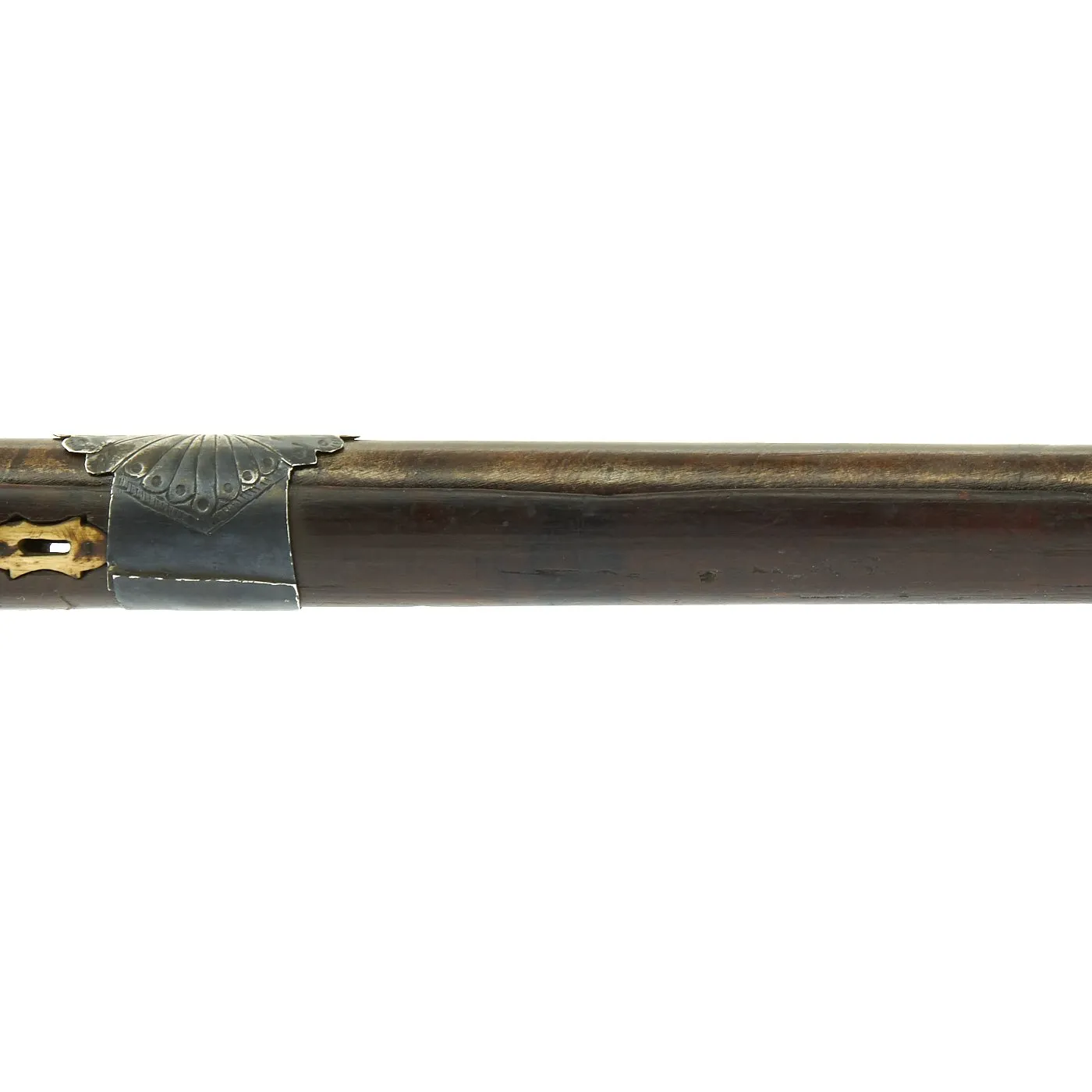 Original Ottoman Empire Miquelet Lock Bone Inlaid Shishana Rifle with Ball Trigger c.1760-80