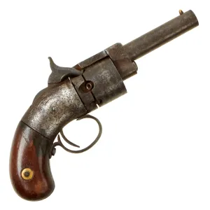 Original Scarce U.S. Springfield Arms Co. James Warner Patent .28cal Pocket Percussion Revolver - Circa 1851