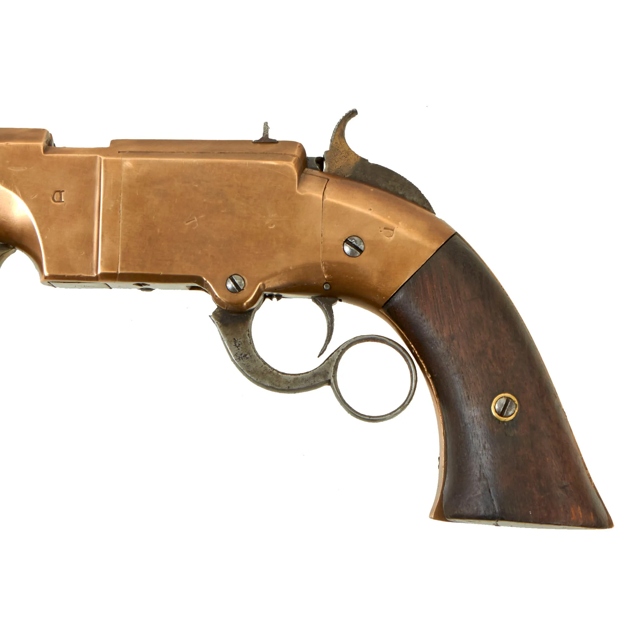 Original U.S. Civl War 1857 New Haven Arms Co. Volcanic Navy 8-Inch Barrel Belt Pistol .41 Lever Action - Serial No. 2442 - As Seen on History Channel Pawn Stars