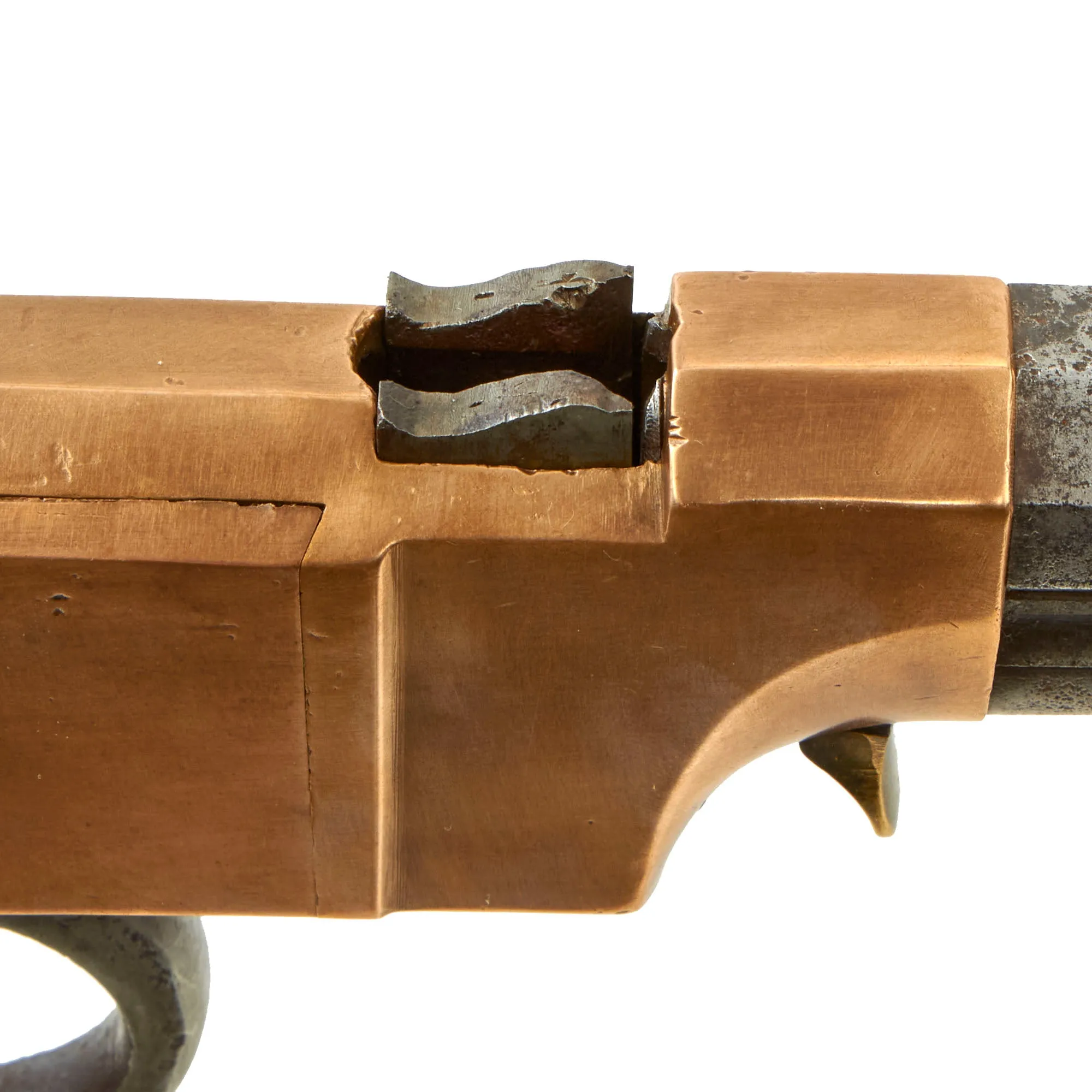 Original U.S. Civl War 1857 New Haven Arms Co. Volcanic Navy 8-Inch Barrel Belt Pistol .41 Lever Action - Serial No. 2442 - As Seen on History Channel Pawn Stars