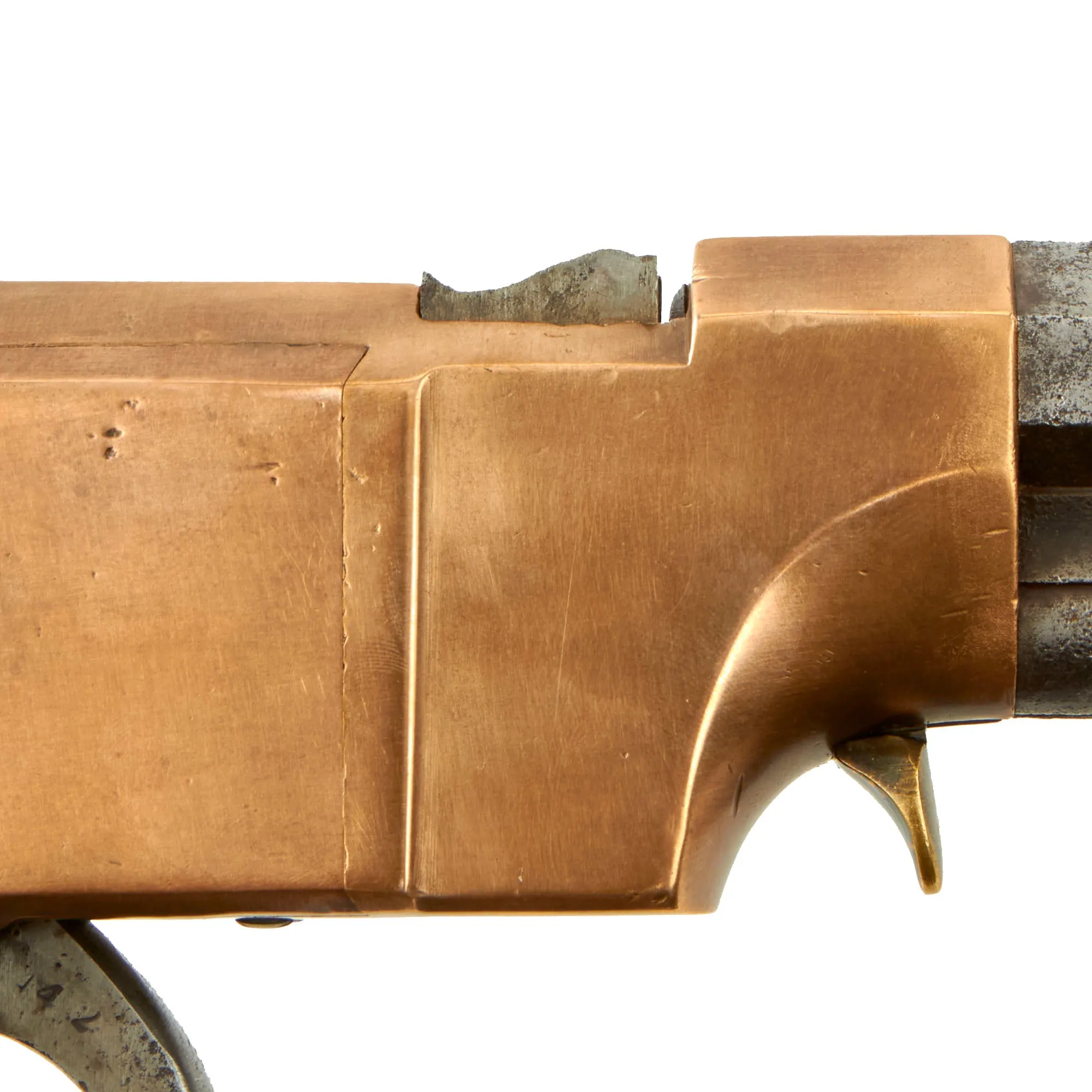 Original U.S. Civl War 1857 New Haven Arms Co. Volcanic Navy 8-Inch Barrel Belt Pistol .41 Lever Action - Serial No. 2442 - As Seen on History Channel Pawn Stars