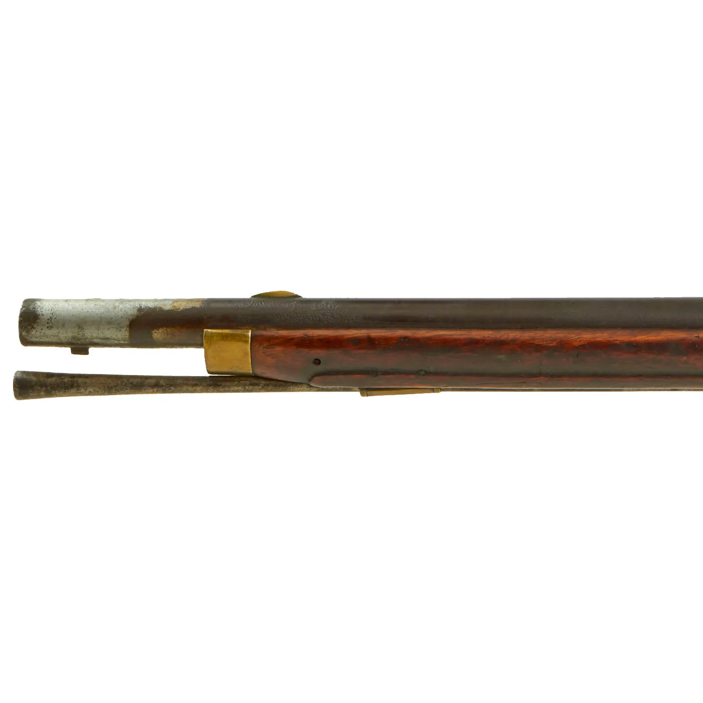 Original U.S. Revolution Era Dutch Musket by Jacobus Tomson of Rotterdam and Liège Converted to Percussion with Bayonet - c. 1765