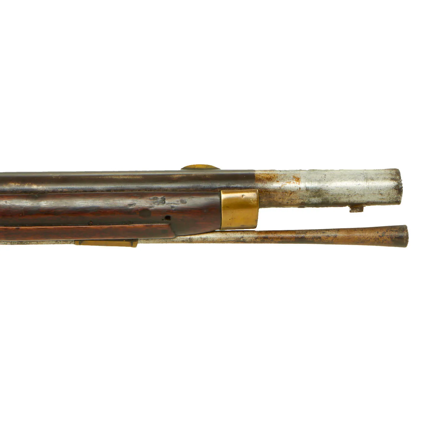 Original U.S. Revolution Era Dutch Musket by Jacobus Tomson of Rotterdam and Liège Converted to Percussion with Bayonet - c. 1765