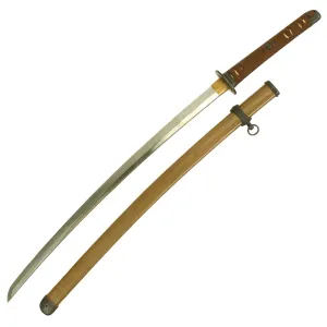 Original WWII Japanese Army Officer P-1944 Shin-Gunto Katana Sword by KANEYOSHI - Dated 1944