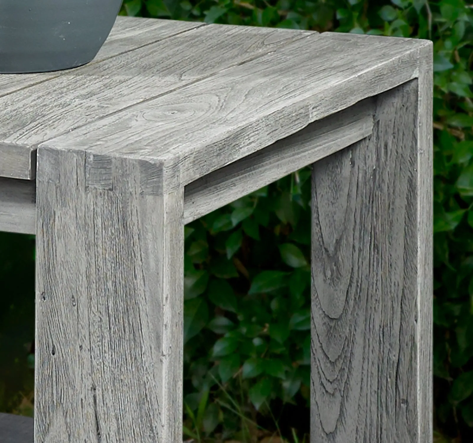 OUTDOOR RALPH RECLAIMED TEAK END TABLE