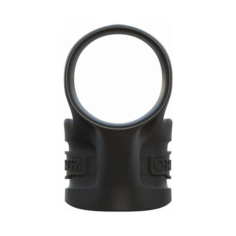 Pipedream Fantasy C-Ringz Mr. Big Cock Ring & Ball Stretcher Silicone Sling Black