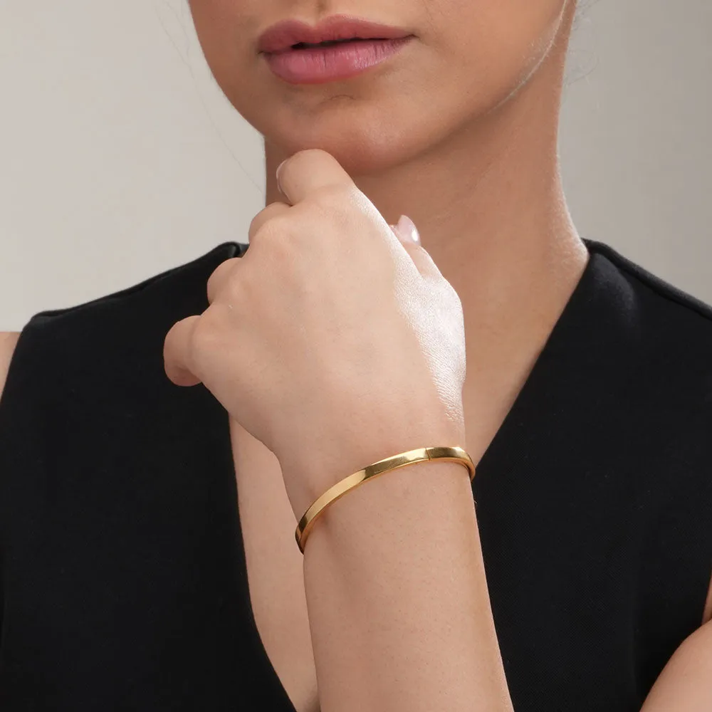 Plain Stackable Bangle Bracelet |4MM