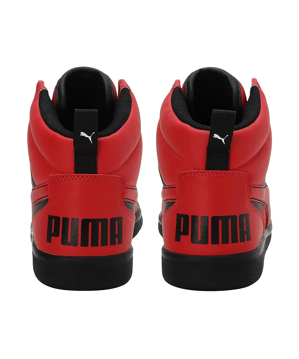 Puma Unisex-Kid Pluto Junior High Risk Red-Black Sneaker - 4UK (39187101)