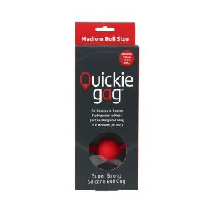 Quickie Ball Gag Medium Red