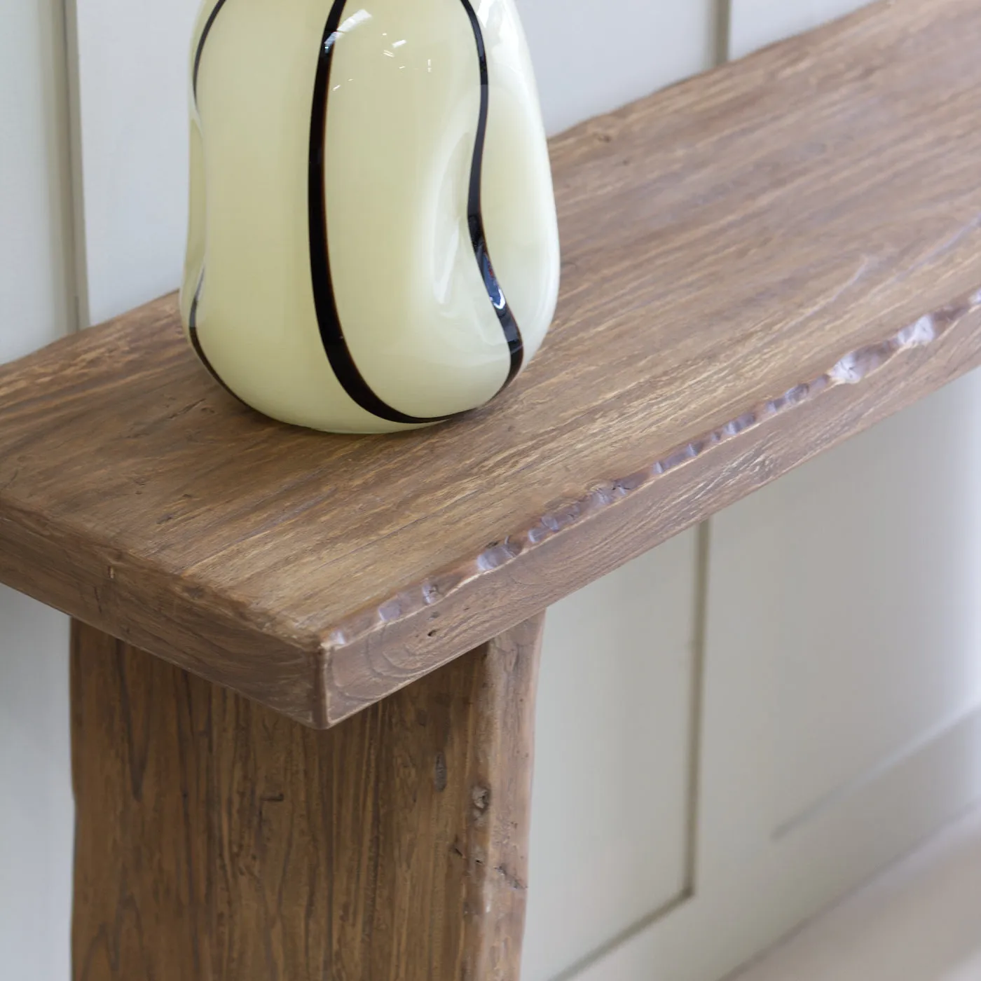 Reclaimed Elm Console Table - Oiled