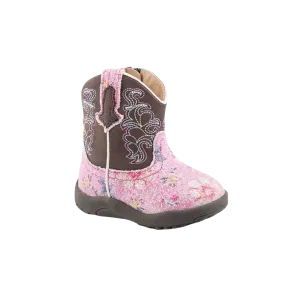 Roper Footwear kid's Glitter Flower Western Boots