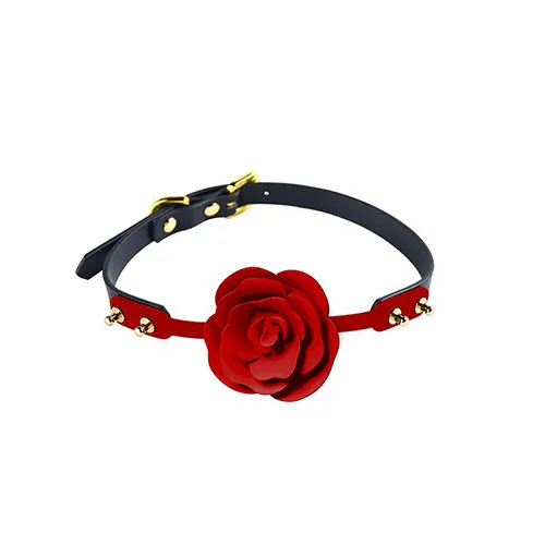 Rose Ball Gag with Removable Rose