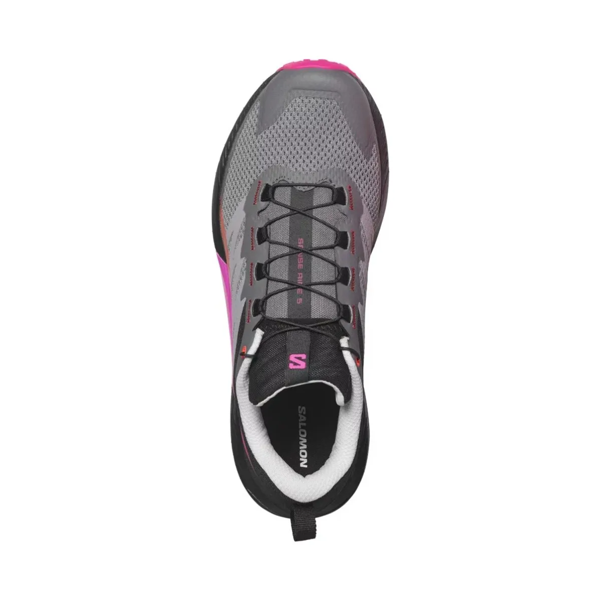 Salomon Sense Ride 5 Shoes Grey Pink