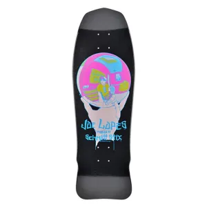 Schmitt Stix 10" x 30" Joe Lopes Crystal Ball Modern Concave (Black DIP) Skateboard Deck