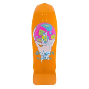 Schmitt Stix 10" x 30" Joe Lopes Crystal Ball Modern Concave (ORANGE STAIN) Skateboard Deck