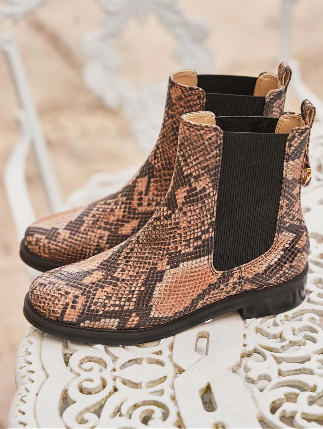 Secret Vegan Leather Chelsea Boots | Serpent