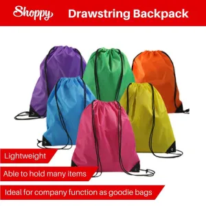 Shoppy Multi Color Drawstring Backpack