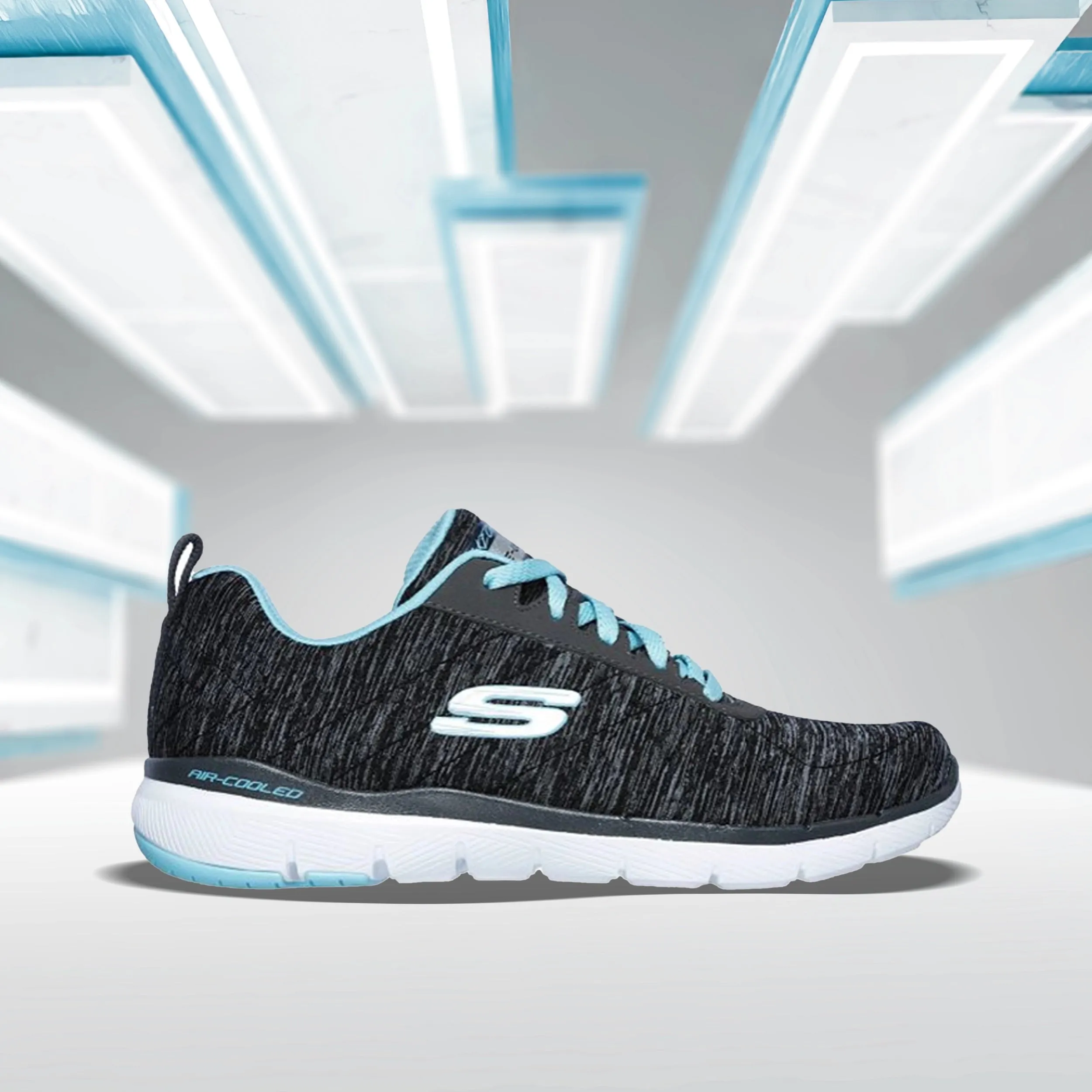 SKECHERS Flex Appeal 3.0 - Insiders Sneakers 13067 BKLB (13067-BKLB)