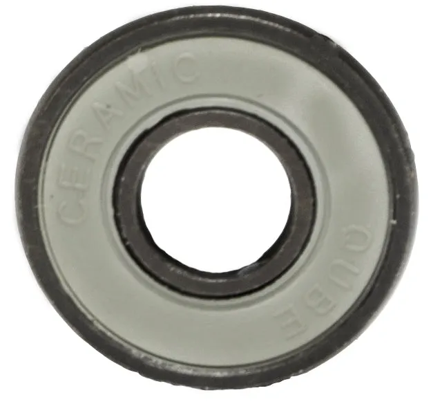 Sure-Grip Qube Ceramic 8mm Silver (Set of 16) Roller Bearings