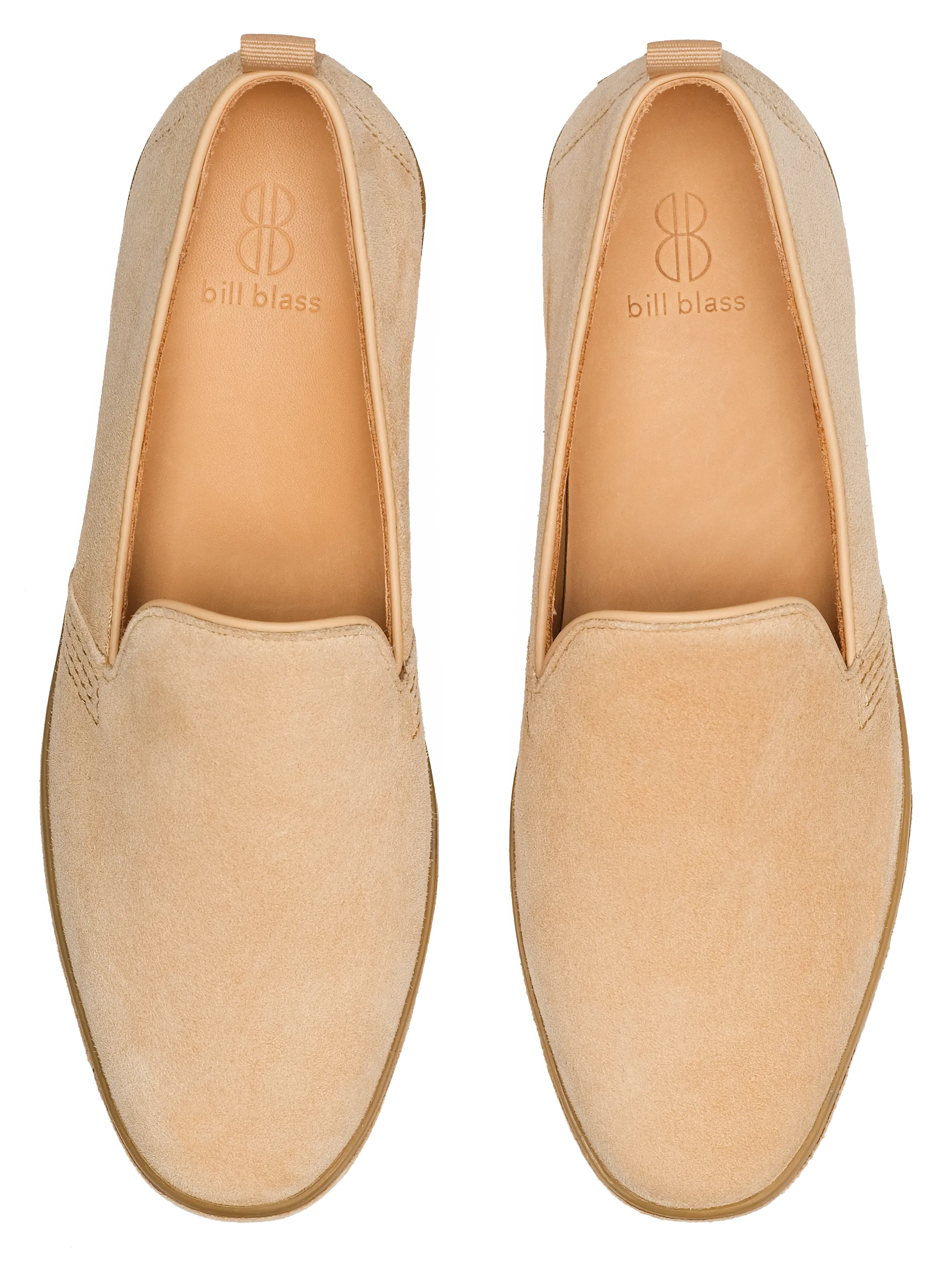 Sutton Suede Slip On - Nude