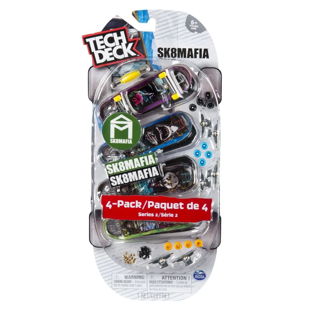 Tech Deck Ultra Dlx 4-Pack Assorted Styles