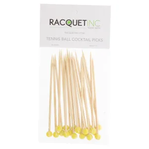 Tennis Ball Cocktail Picks 20 Pack