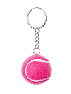 Tennis Ball Keychain - Pink