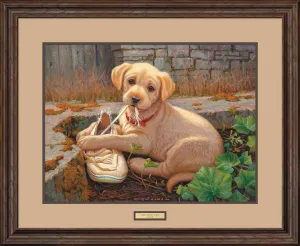 The Missing Shoe - Yellow Lab - Limited Edition Paper