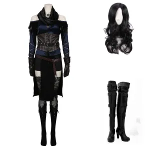 The Witcher 3: Wild Hunt Yennefer Top Skirt Outfits Halloween Carnival Suit Cosplay Costume