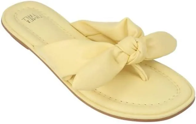 TIME AND TRU  -  Bow Thong Slipper