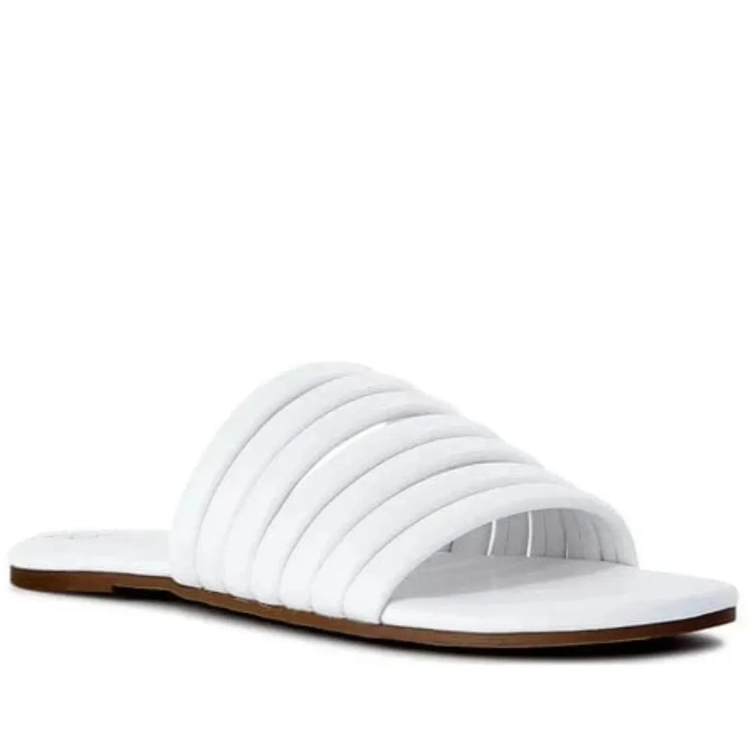 TIME AND TRU - Multi-Band Slide Sandals