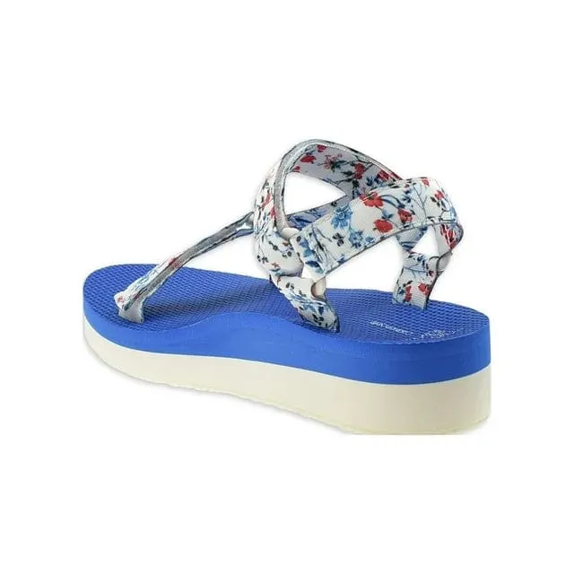 TIME AND TRU - Platform Nature Sandals