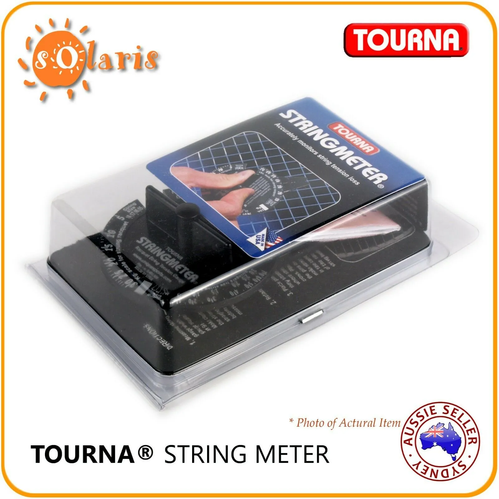 TOURNA STRINGMETER Tennis Racquet String Tension Measuring Device