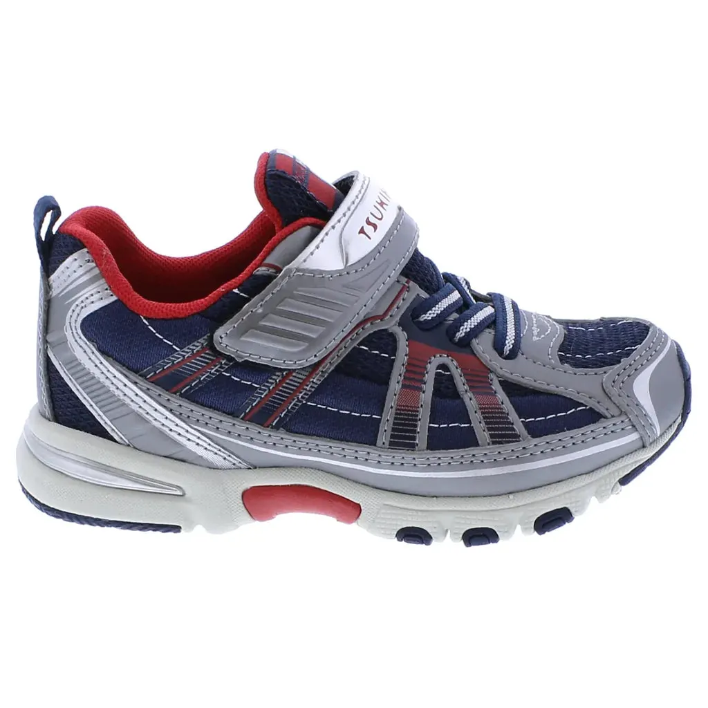 Tsukihoshi Children's STORM Shoes - Steel/Cobalt (Sizes 8.5 - 1)