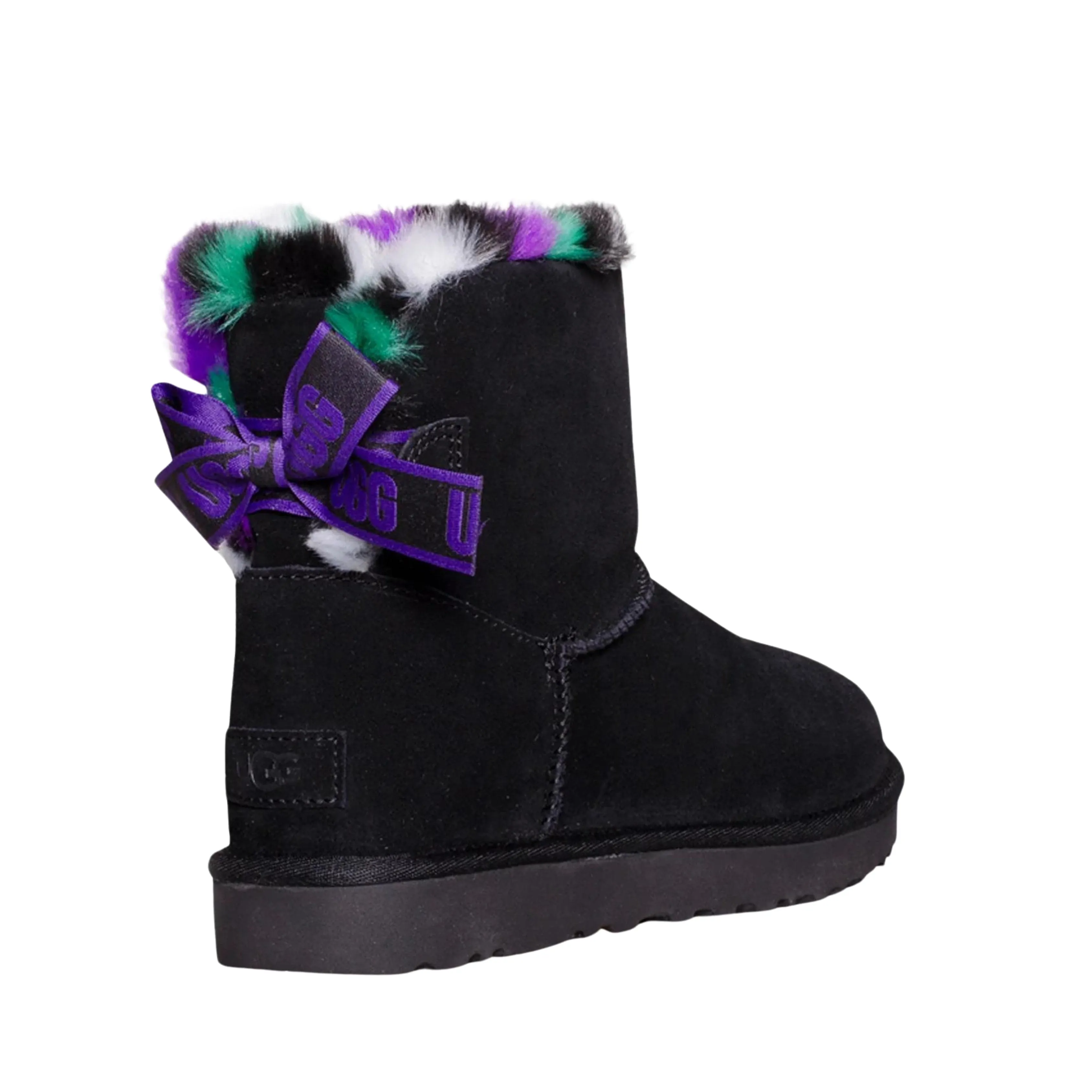 UGG -  Mini Bailey Bow Plaid Punk boots