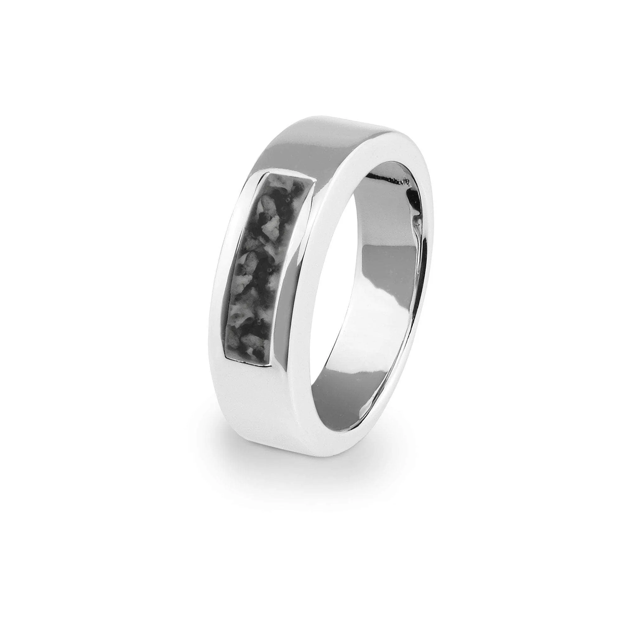 Unisex Pure Memorial Ashes Ring