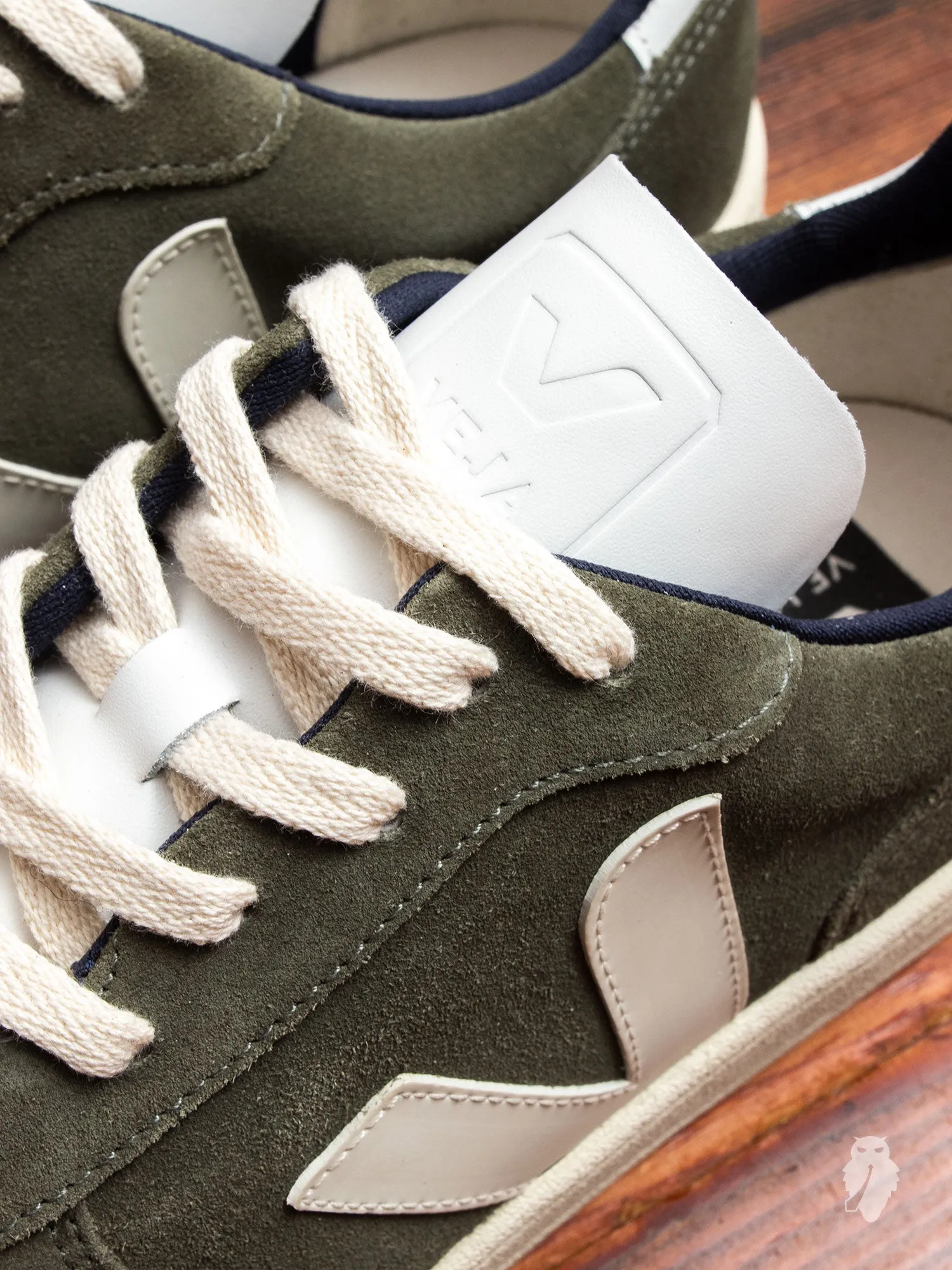 V-10 Sneaker in Olive Suede