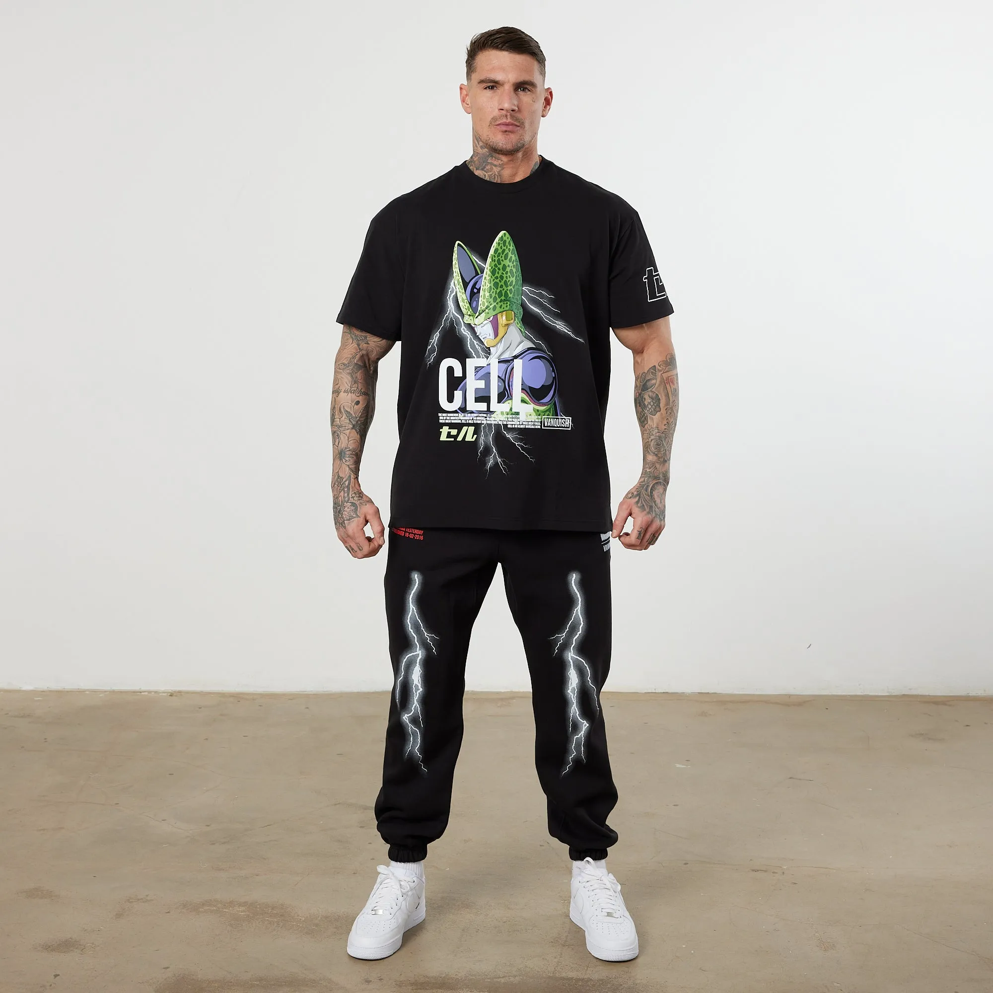 Vanquish DBZ CS Cell Black Oversized T Shirt