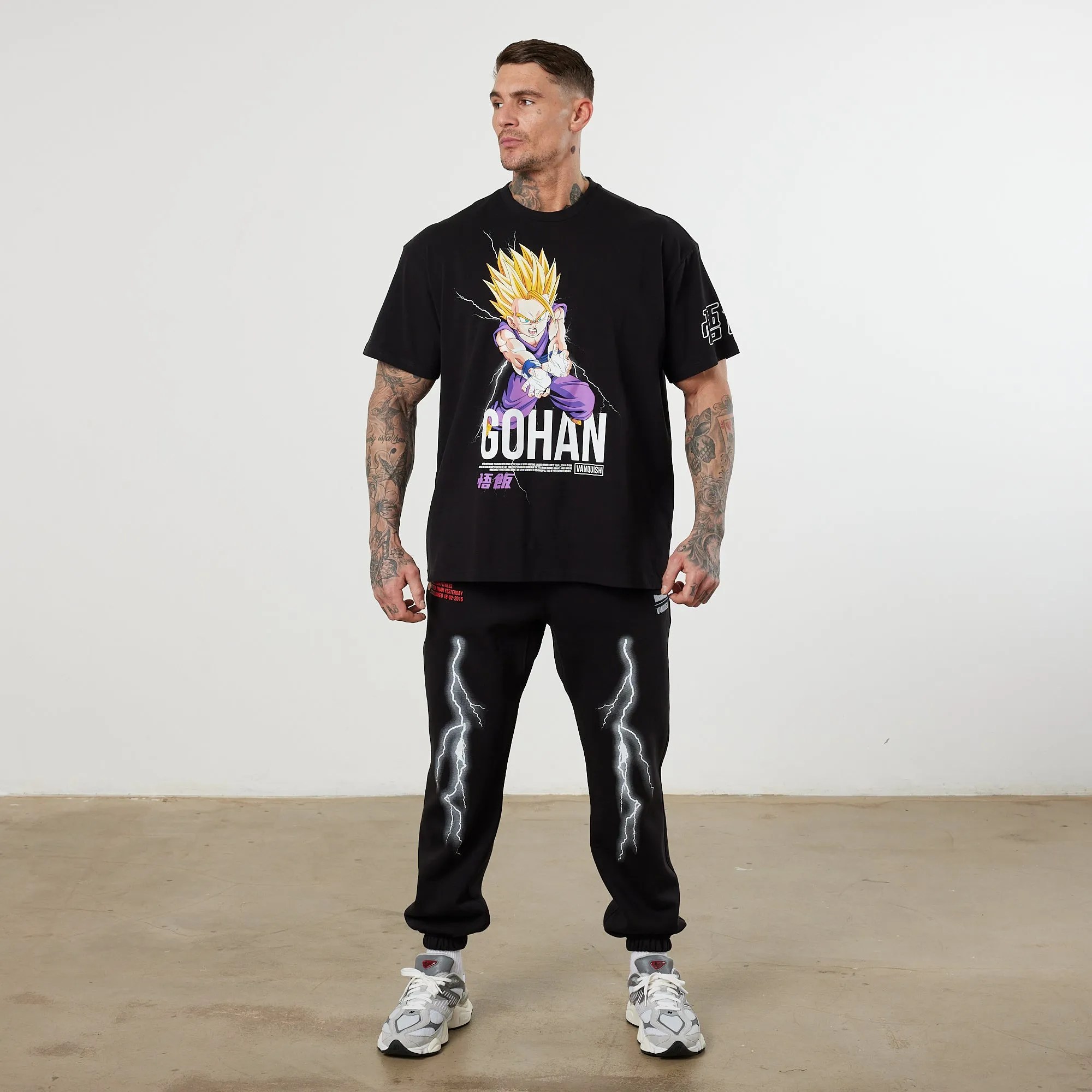 Vanquish DBZ CS Gohan Black Oversized T Shirt