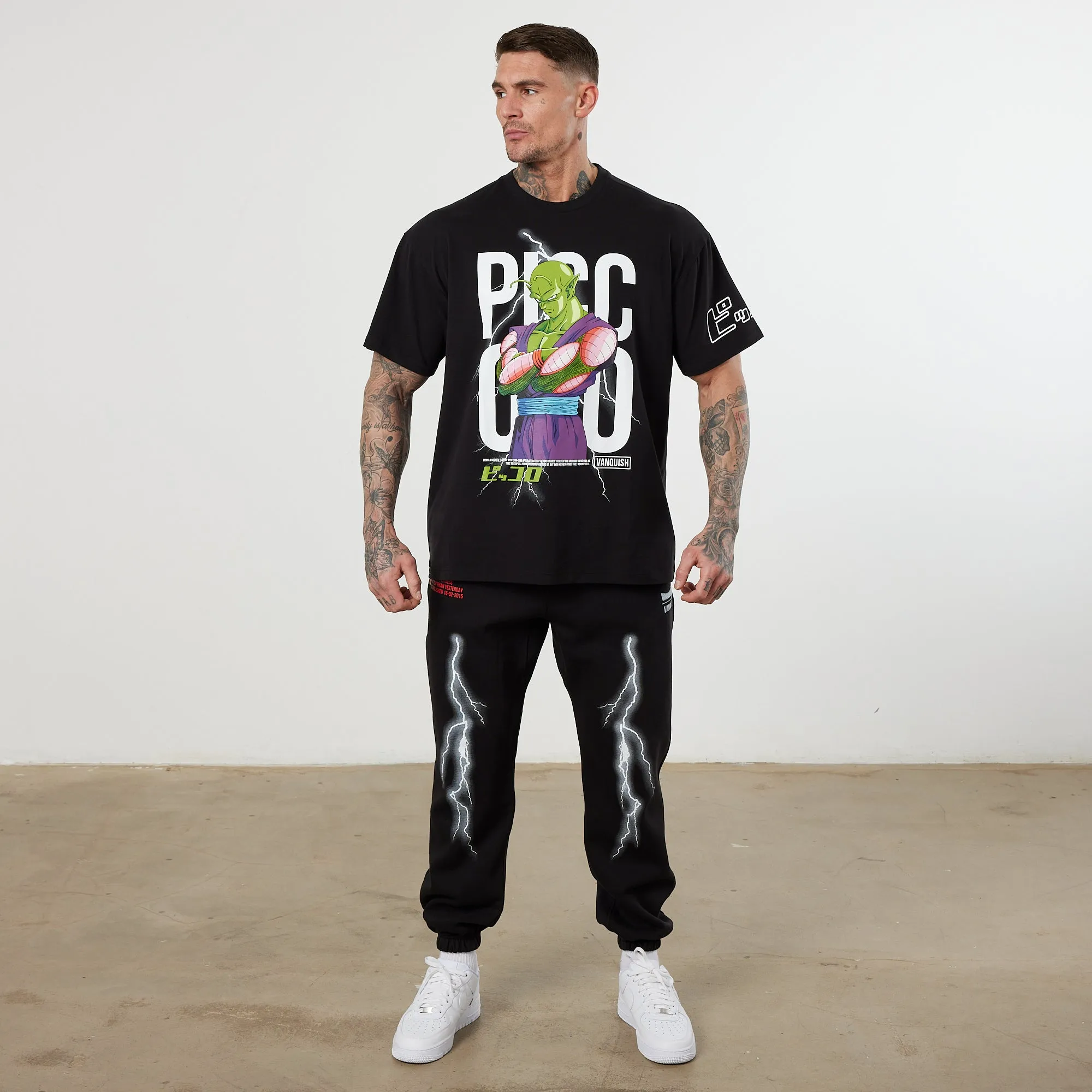 Vanquish DBZ CS Piccolo Black Oversized T Shirt