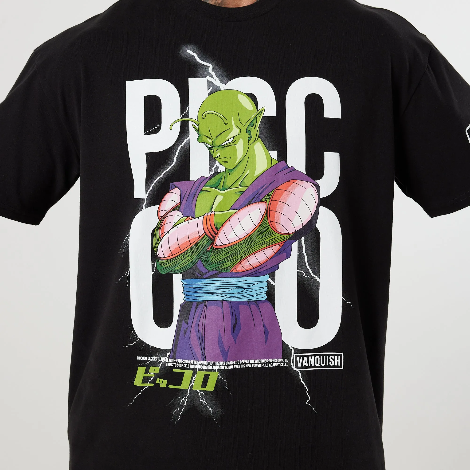 Vanquish DBZ CS Piccolo Black Oversized T Shirt