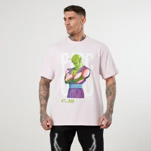 Vanquish DBZ CS Piccolo Pale Pink Oversized T Shirt