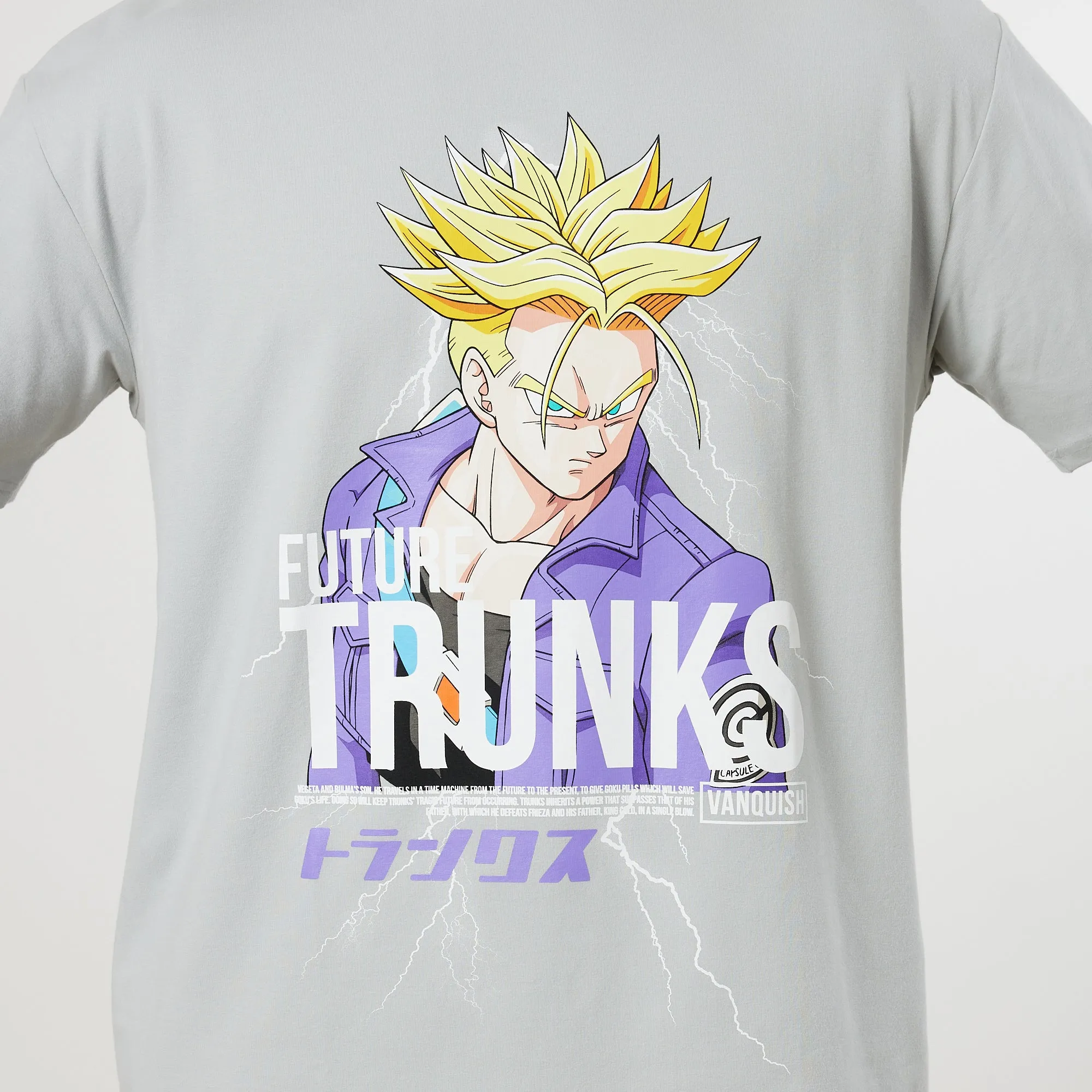 Vanquish DBZ CS Trunks Glacier Grey Oversized T Shirt