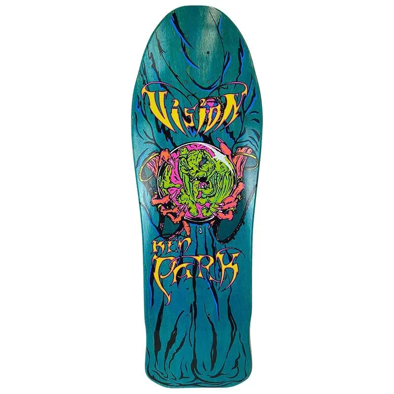 Vision 9.75" x 30" Ken Park Crystal Ball Blue Stain Skateboard Deck