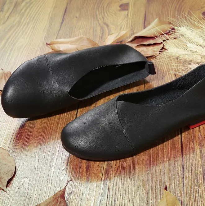 Wild West Leather Flat Shoes