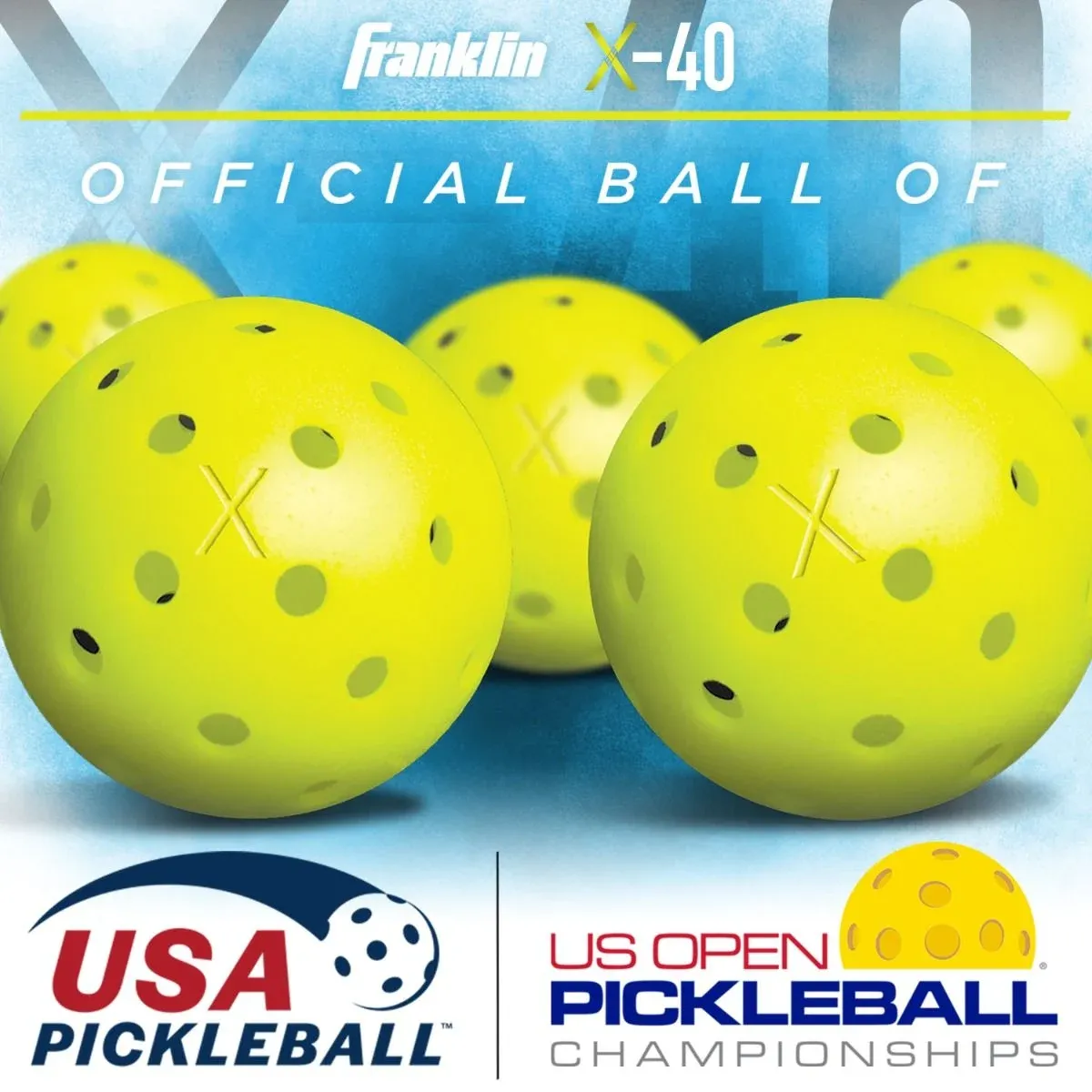 X-40 Outdoor Pickleball 3 Pack