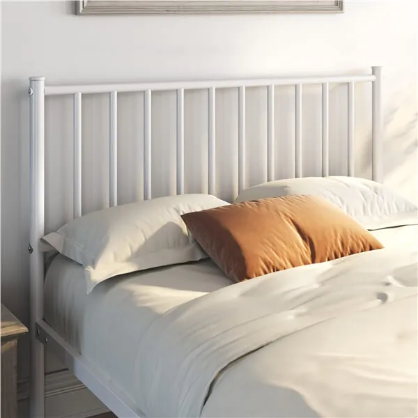 Yaheetech 14 Inch White Metal Bed