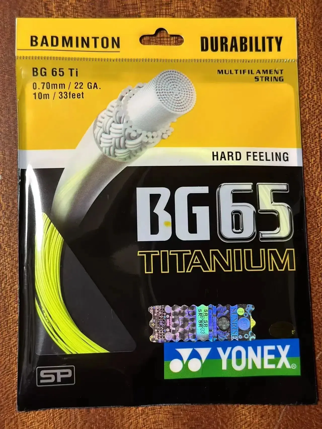 YONEX Badminton Racket String BG65 Ti