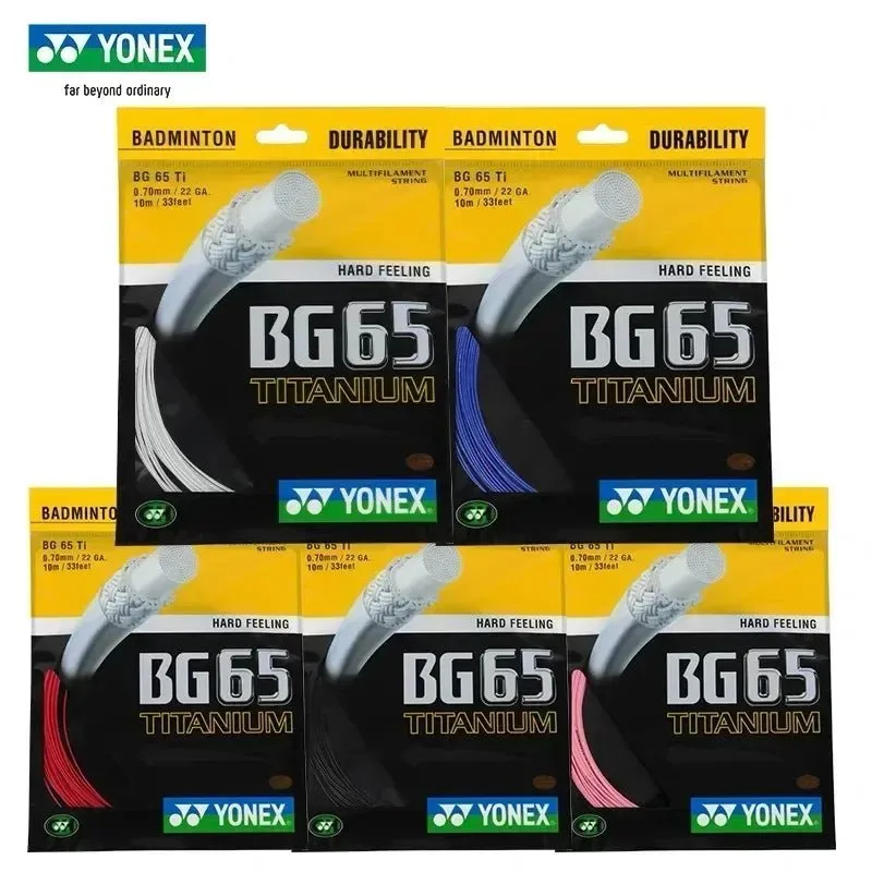 YONEX Badminton Racket String BG65 Ti