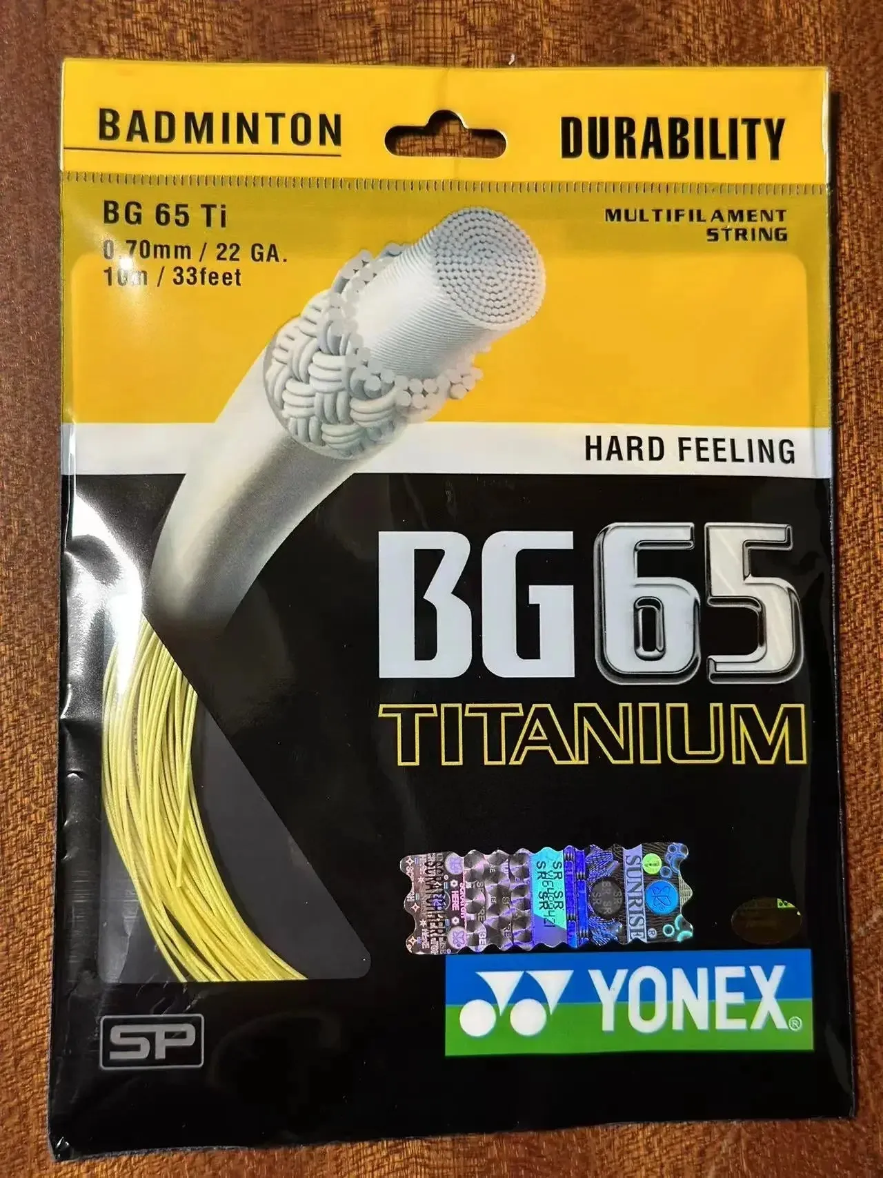 YONEX Badminton Racket String BG65 Ti